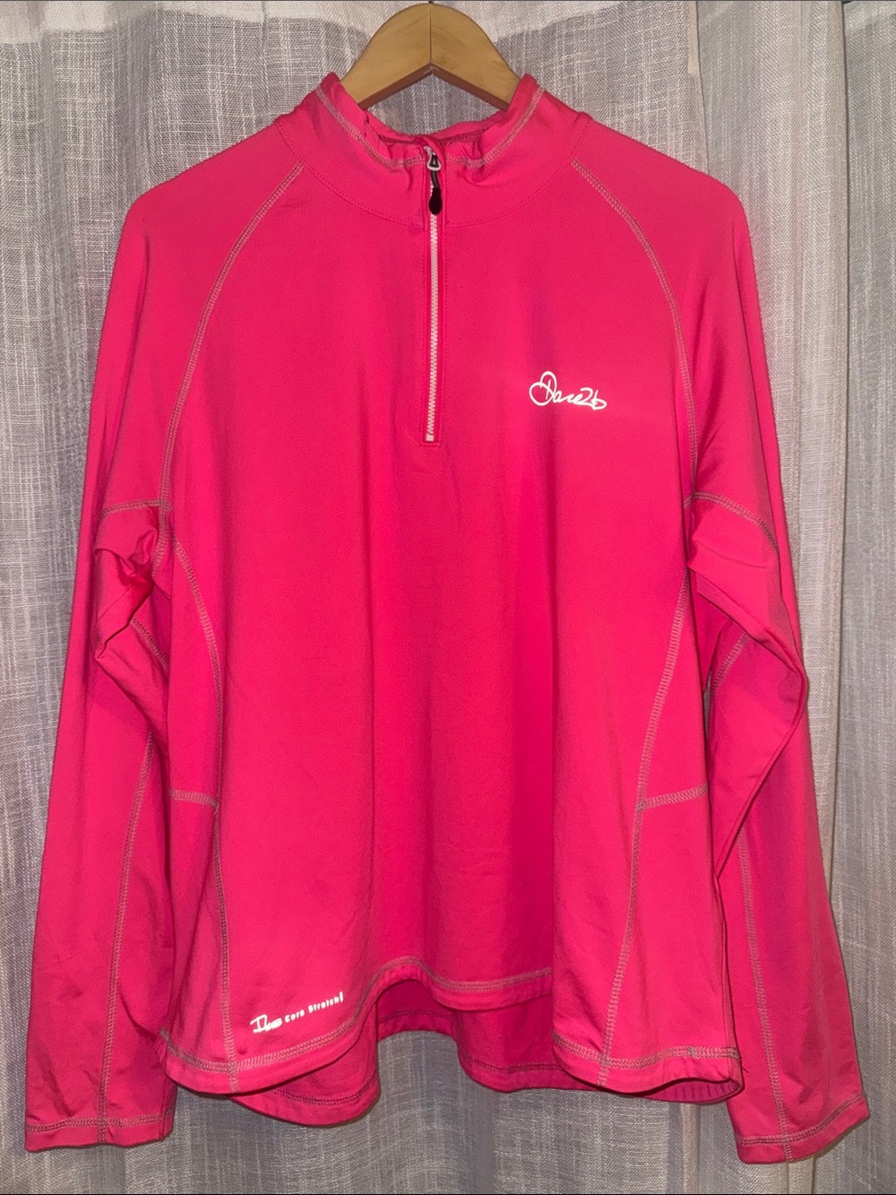 Dare2b | Pink Long-Sleeve 1/4 Zip Rash Guard Performance Top Women’s 16